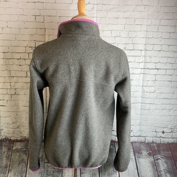PATAGONIA Synchilla Front Snap Pocket Pullover Sweatshirt Sz S Gorp Scandi Girl - Picture 4 of 9